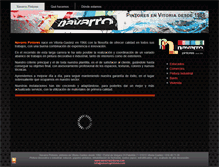 Tablet Screenshot of navarropintores.com